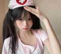 白粉嫩護士  身材嬌小可愛    甜蜜來襲  一身護士裝